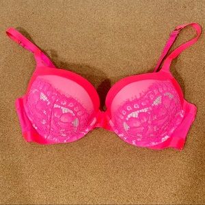 38D Very Sexy Push-up hot pink Victoria Secret Bra